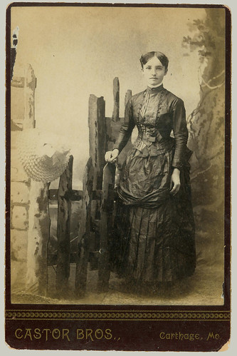 Cabinet card woman