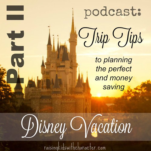 Podcast Part II - Trip Tips to Planning the Perfect & Money Saving Disney Vacation