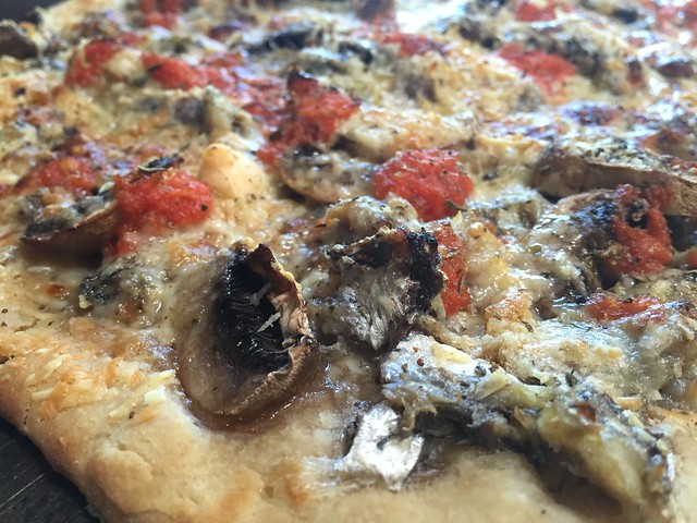 Sardine/Mushroom/FourCheese Pizza