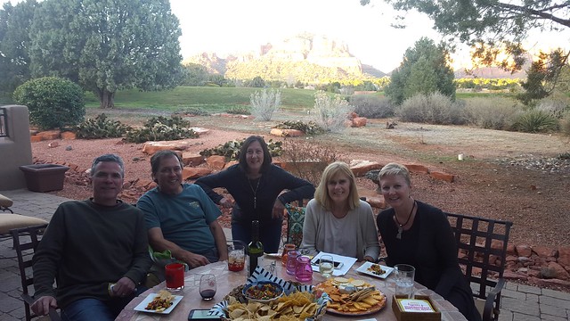 Reunion in Sedona -- Kevin, Chris, Suzy, Anne & Laura