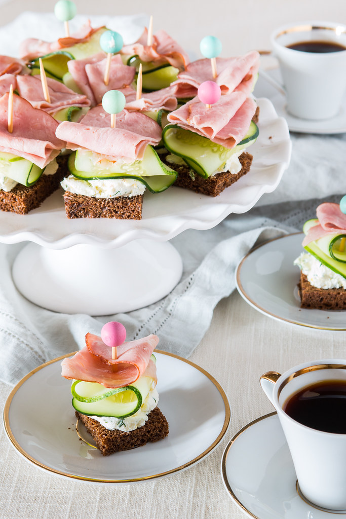 Cream Cheese & Fruit for Tea Sandwiches