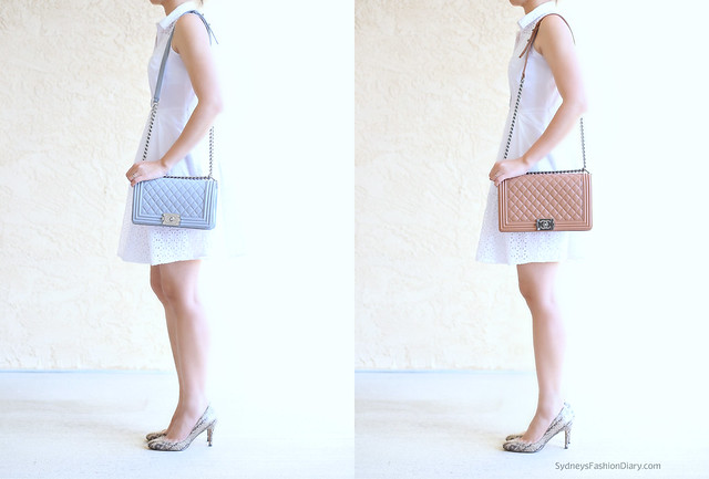 Sydney's Fashion Diary: Chanel Boy Bag :: Old Medium vs. New