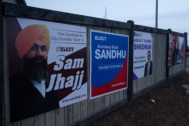 Ward 12 By-Election Signs