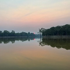 #sunset #angkorwat #crocodile #Cambodia