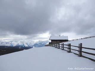 Schnee und Frühling in Südtirol