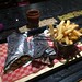 Beef wrap with masala fries @naanolicious #yegfood