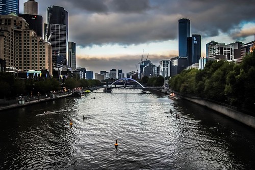 Melbourne Morning on the Yarra River