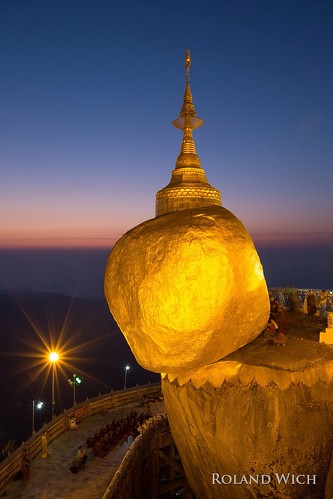 night star golden evening pagoda twilight asia nacht dusk burma south east goldener myanmar fels burst dor birma rocher birmanie rovk felden abned birmania kyaiktio