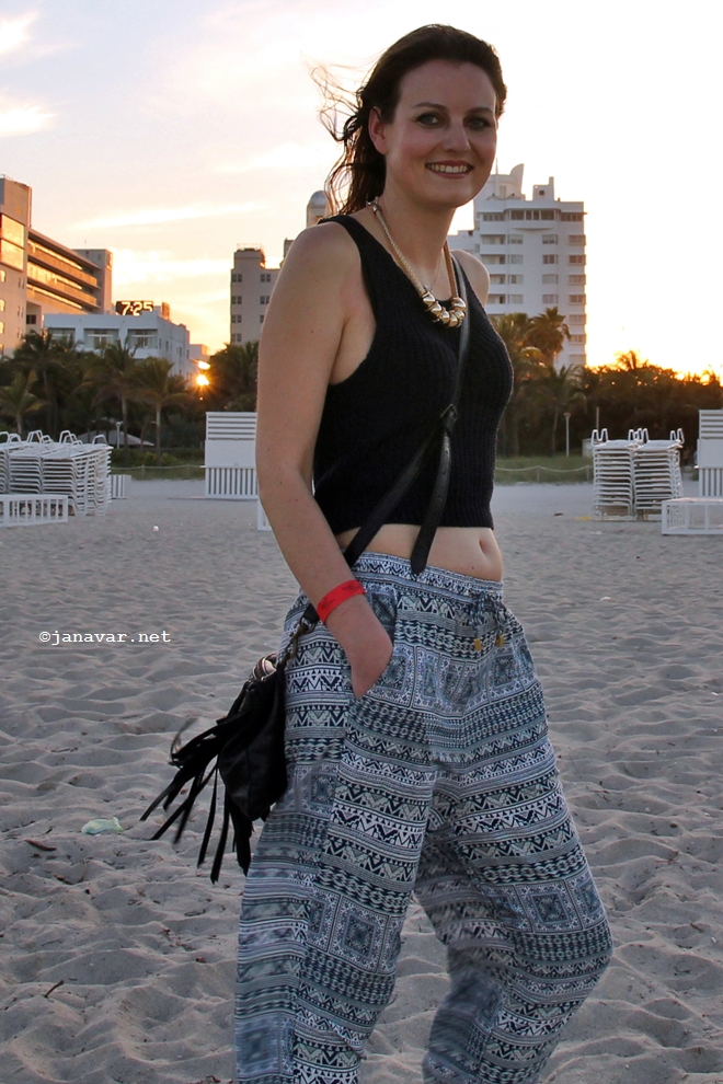 Outfit: South Beach at sunset