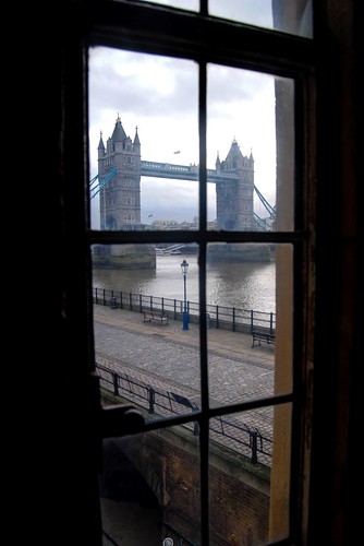 Window on the Tower Bridge
