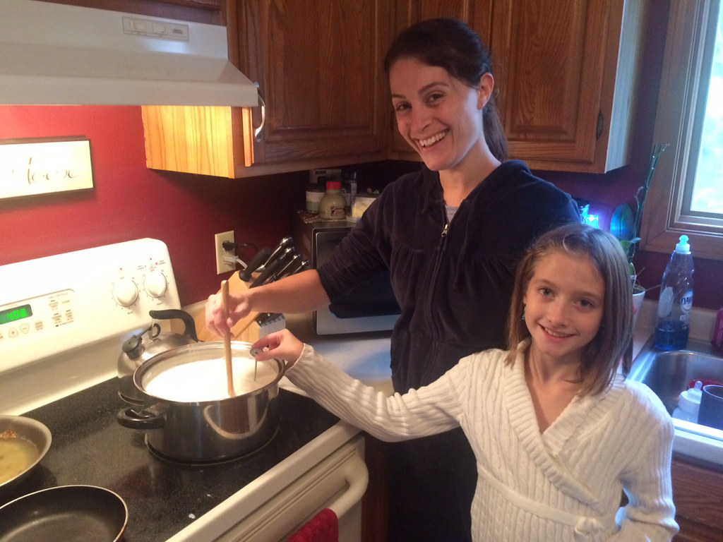 Making Goat Cheese with Lexi and Alex 5