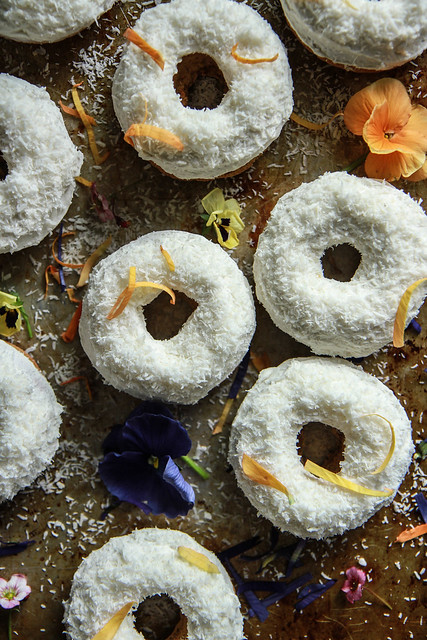 Carrot Cake Donuts- vegan and gluten free from HeatherChristo.com