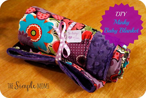 DIY Minky Blanket from The Simple Moms