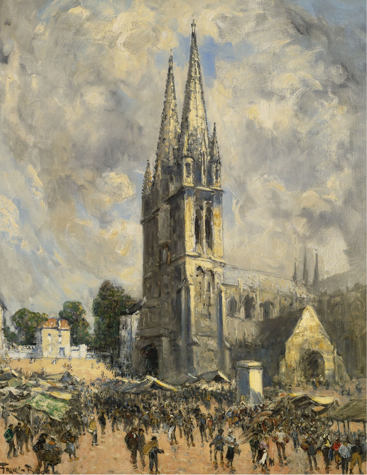 The Church in Normandie by Frank Myers Boggs