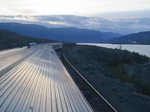 britishcolumbia dawn landscape passengertrain viarail viarailcanadian