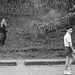 1973 Chestnut Drive, Singapore - Clearing the berm near Chestnut Drive Secondary School. Oct 1973.