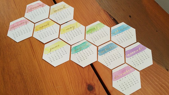 Hexagon 2016 Calendar Printable | shirley shirley bo birley Blog
