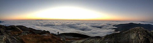 cloudsstormssunsetssunrises backpacking camelshump clouds hiking mountainclimbing mountains sun sunrise vermont