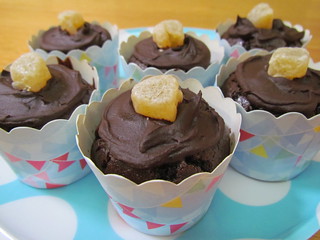 Chocolate Ginger GF Cupcakes
