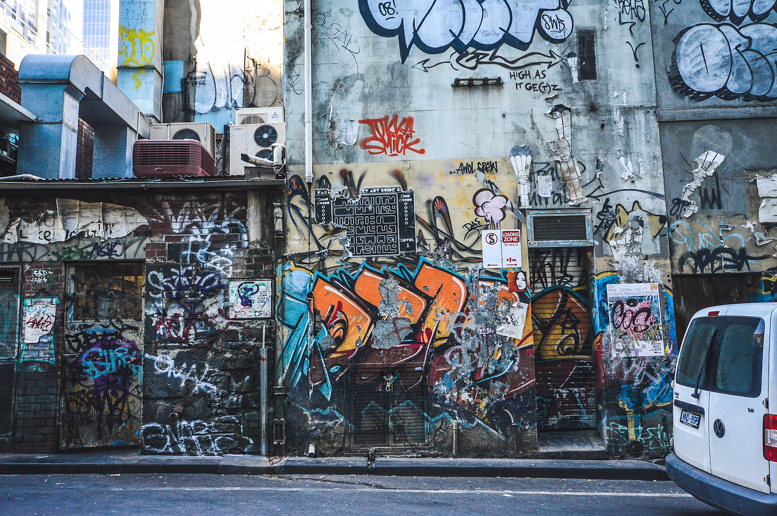 Melbourne Caledonian Lane Street Art 2015