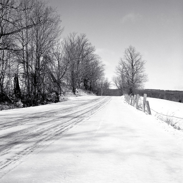 McLaren Side Road in Winter