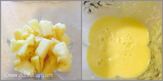 Fresh Pineapple Juice Recipe for Babies, Toddlers and Kids - step 3