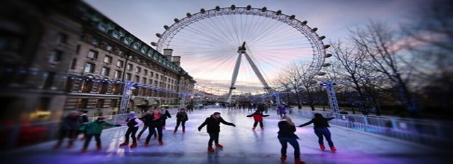 skating london eye