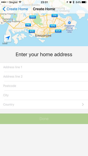 tado iOS App - Home Address