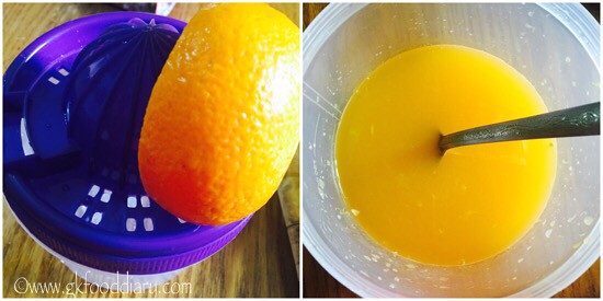Orange Juice Recipe for Babies, Toddlers and Kids - step 2