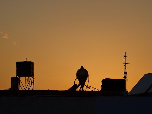sunset silhouette evening town twilight dusk crete stad solnedgång skymning kväll siluett ierapetra