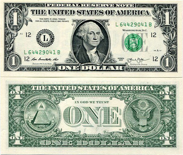 UNITED STATES 1 DOLLAR USA 2013