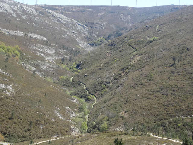 Camino minero en la mina de Corza