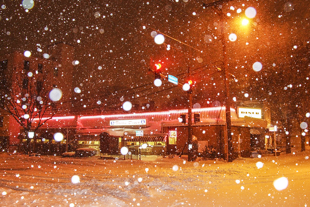 2016 snowzilla: tastee diner open