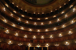 Buenos Aires - Teatro Colon view from below
