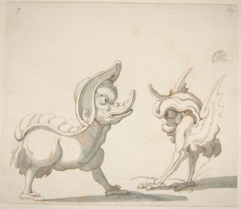 Arent van Bolten - Monster 169, from collection of 425 drawings, 1588-1633
