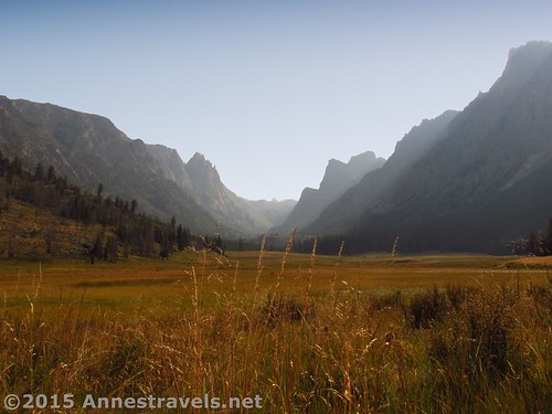 A picture of Clear Creek Canyon in the Wind Rivers of Wyoming taken with the 160