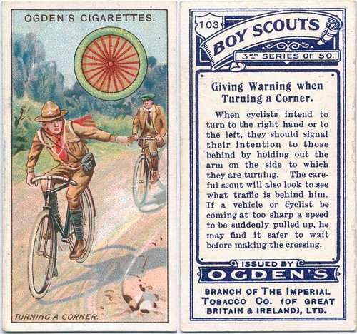 Ogden Cigarrette Cards - Scouts and Cycling