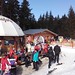 zázemí u dětského ski centra Amálka