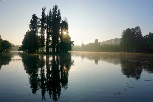 bucuresti romania sector3 landscape lake park ior titan morning sunrise bucharest a6000