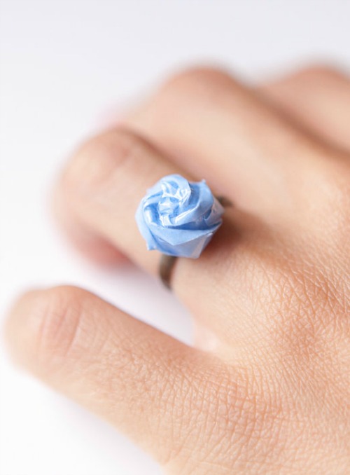 Origami Rose Ring