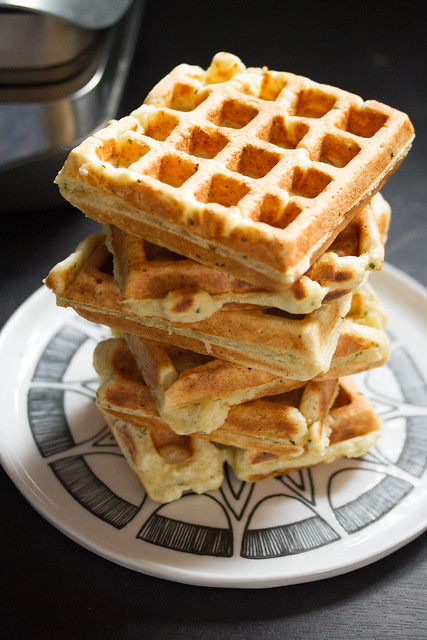 Herbed Ricotta Waffles