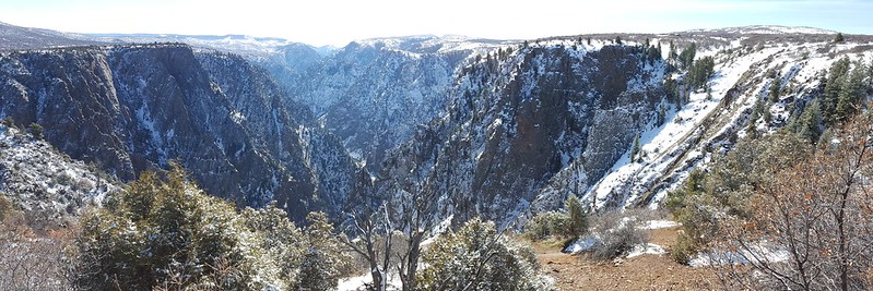 The deep gorge of Black Canyon