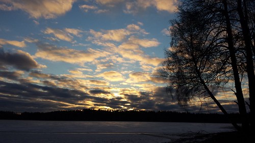 ice sunrise sweden frozenlake zweden färsjön