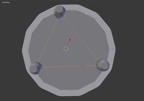 Blender - 3D Sided Circle To Help with Foot Placement