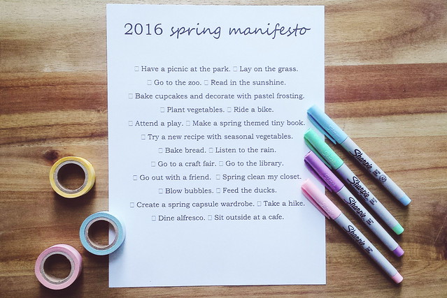 2016 spring manifesto