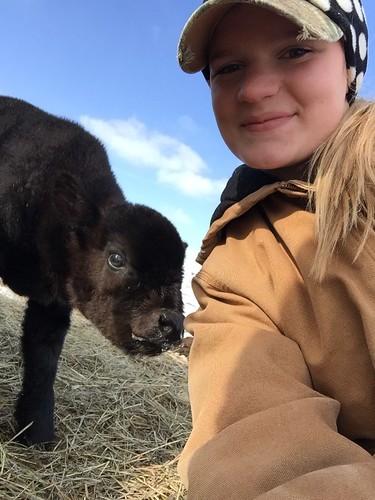 calf selfie