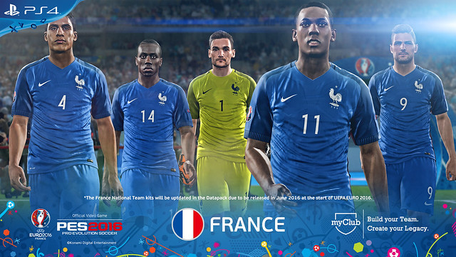 EPES 2016 - UEFA Euro 2016 pantalla de France (Home)