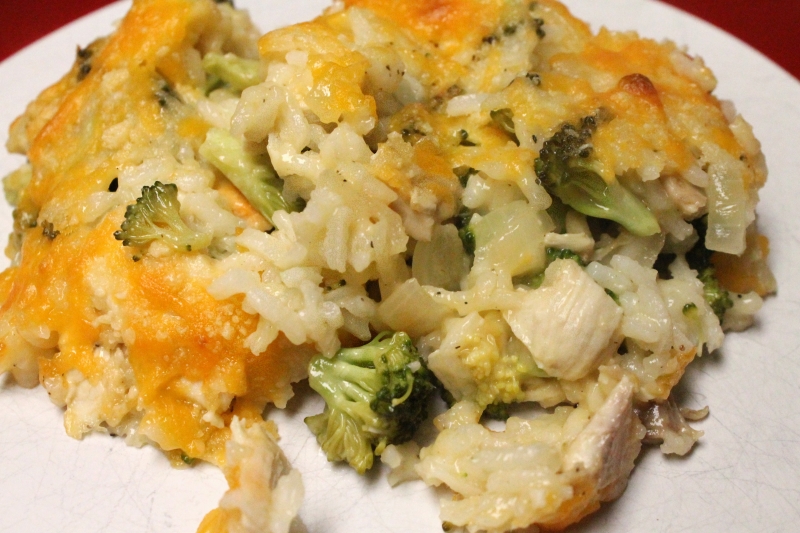 Cheesy Chicken Broccoli Casserole, 2