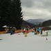 Dětský snow park, v pozadí sjezdovka Kouty