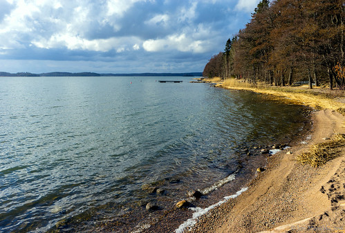 blue trees sea sky seascape nature clouds woodland suomi finland landscape spring outdoor balticsea shore sauvo